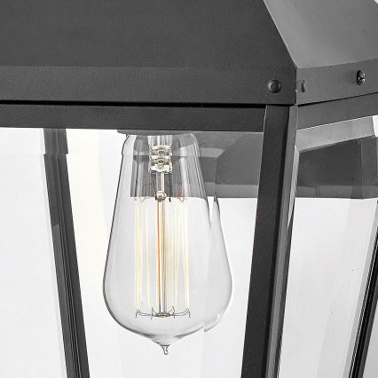 Hinkley - Lauko sieninis šviestuvas DAWSON 1xE27/60W/230V IP44 juoda