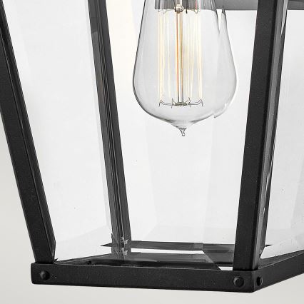 Hinkley - Lauko sieninis šviestuvas DAWSON 1xE27/60W/230V IP44 juoda