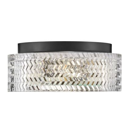 Hinkley - Lubinis šviestuvas ELLE 2xE27/60W/230V diametras 30,5 cm juoda