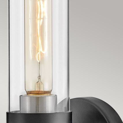Hinkley - Vonios sieninis šviestuvas ELLISON 1xE27/40W/230V IP44 juodas