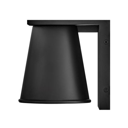 Hinkley - LED sieninis lauko šviestuvas HANS 1xGU10/8W/230V IP44 juoda