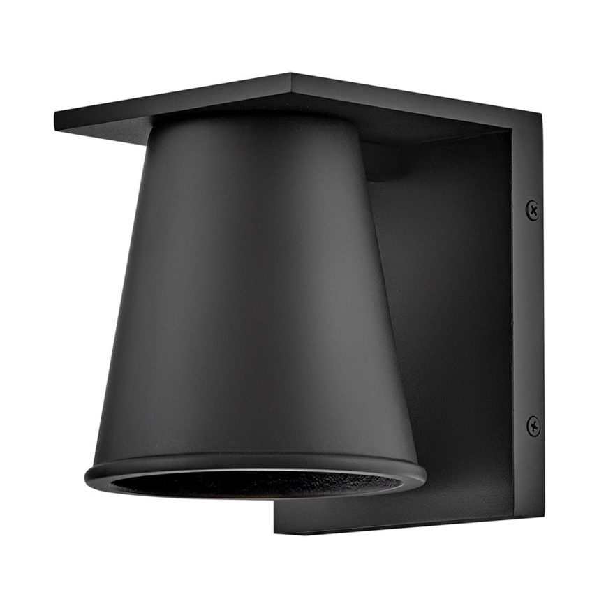 Hinkley - LED sieninis lauko šviestuvas HANS 1xGU10/8W/230V IP44 juoda