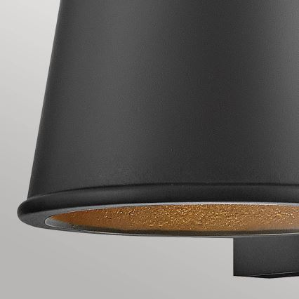Hinkley - LED sieninis lauko šviestuvas HANS 1xGU10/8W/230V IP44 juoda