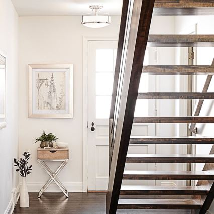 Hinkley - Paviršinė liustra HARPER 3xE27/60W/230V, skersmuo 45,6 cm, blizgus chromas