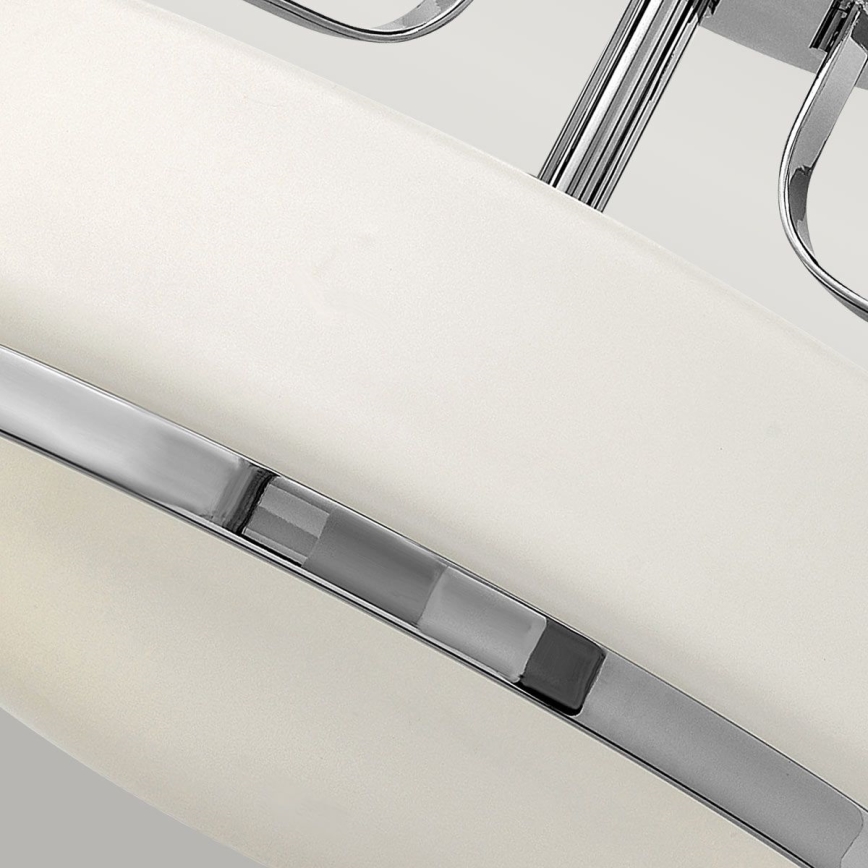 Hinkley - Prie lubų montuojamas šviestuvas HARPER 3xE27/60W/230V, skersmuo 36,6 cm, blizgus chromas