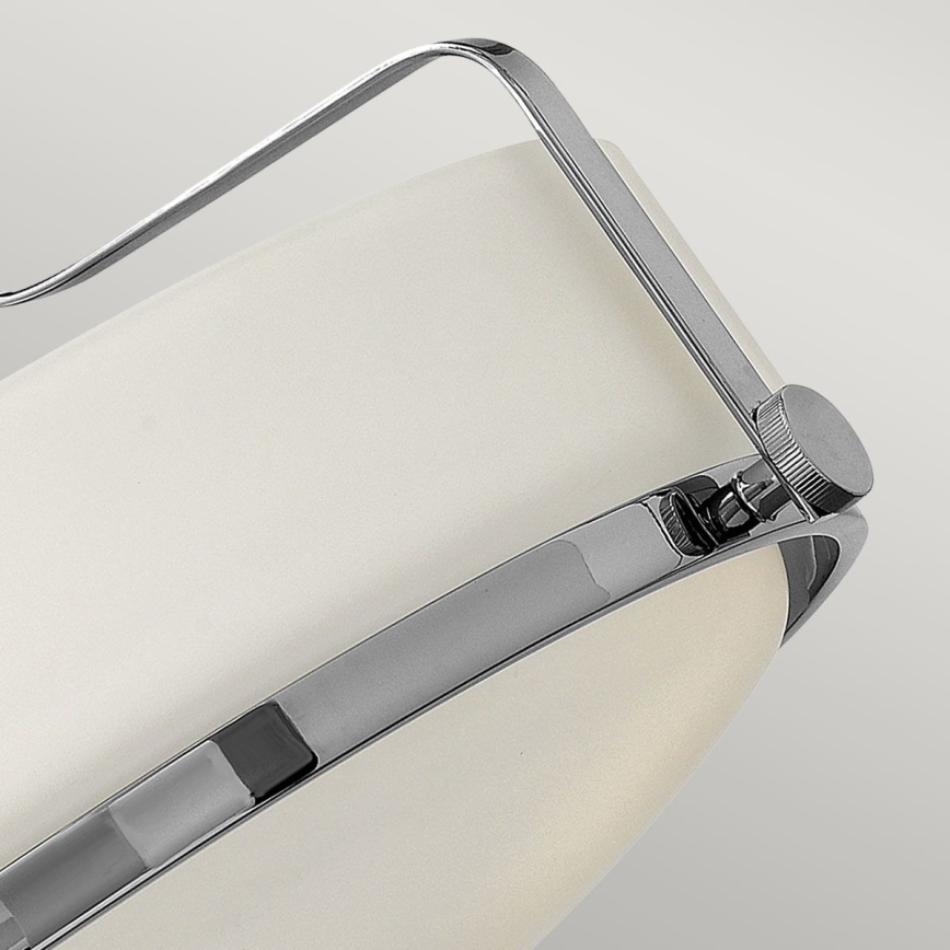 Hinkley - Prie lubų montuojamas šviestuvas HARPER 3xE27/60W/230V, skersmuo 36,6 cm, blizgus chromas