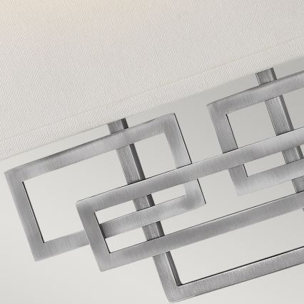 Hinkley - Sieninis šviestuvas LANZA 2xE14/60W/230V matinis chromas
