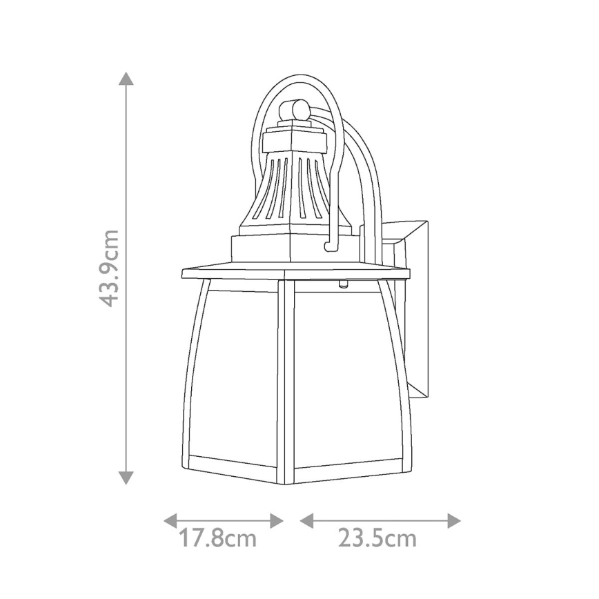 Hinkley - Lauko sieninis šviestuvas MONTAUK 2xE14/60W/230V IP44