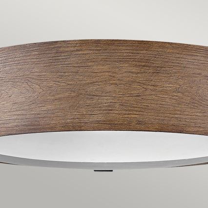 Hinkley - Lubinis šviestuvas SAWYER 3xE14/40W/230V diametras 38 cm sekvoja/ruda