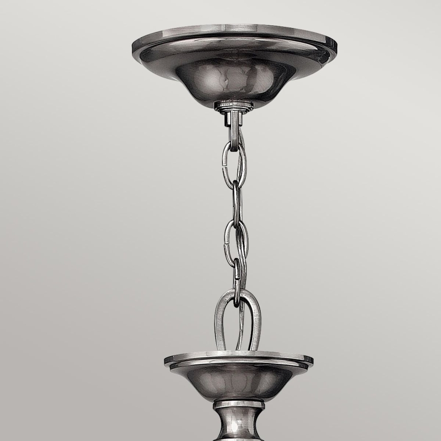 Hinkley - Pakabinamas sietynas ant grandinės SUSSEX 5xE14/40W/230V matinis chromas