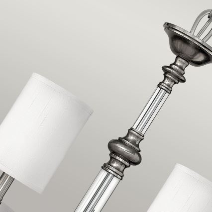 Hinkley - Pakabinama liustra SUSSEX su grandine 9xE14/40W/230V matinis chromas