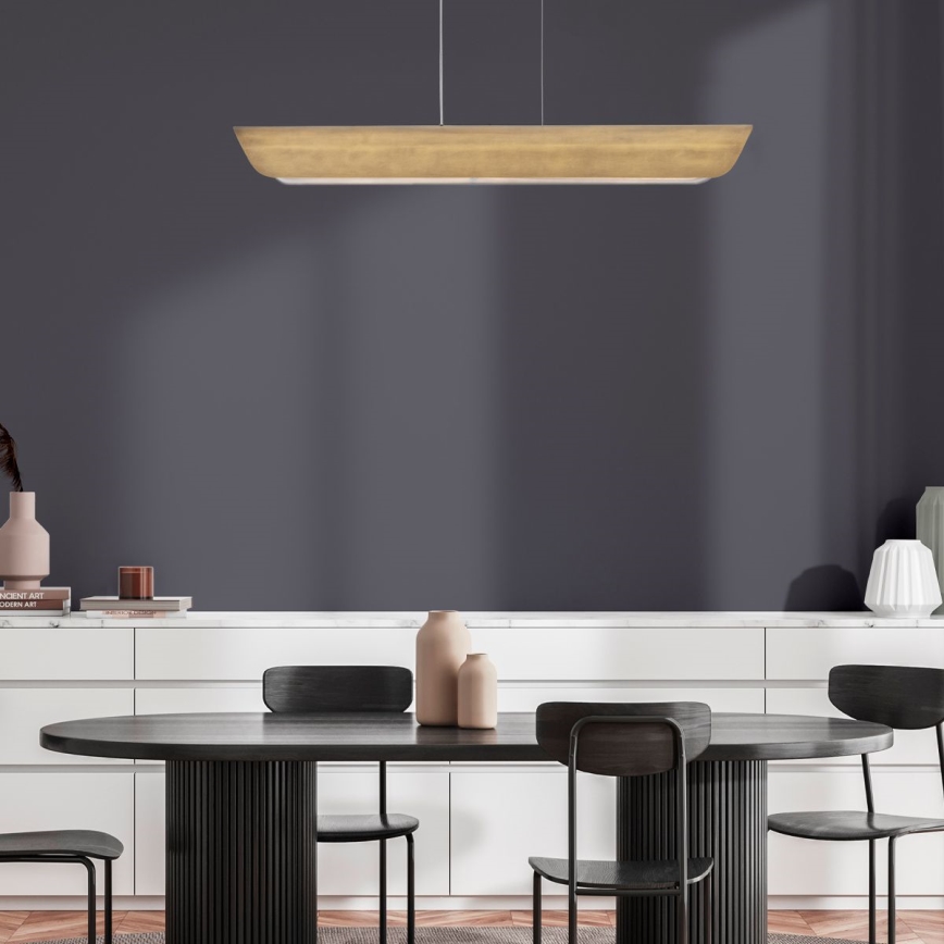 Hinkley - LED Pakabinamas šviestuvas ant laido ARCO LED/43W/230V 3000K auksinė