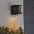Hinkley - LED sieninis lauko šviestuvas HANS 1xGU10/8W/230V IP44 juoda