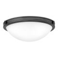 Hinkley - Lubinis šviestuvas COLLIER 2xE27/40W/230V Ø 34,6 cm juodas