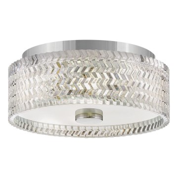 Hinkley Lubinis šviestuvas ELLE 2xE27/60W/230V diametras 30,5 cm blizgus chromas