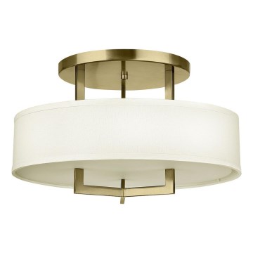 Hinkley - lubinis šviestuvas HAMPTON 3xE27/60W/230V Ø 50,8 cm, aukso spalvos