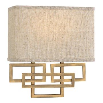 Hinkley - sieninis šviestuvas LANZA 2xE14/60W/230V bronzinis