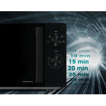 HISENSE H20MOBP1H - Mikrobangų krosnelė 700 W/230 V, 20 l, juoda