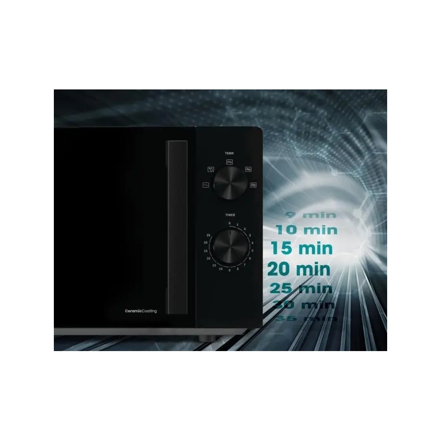 HISENSE H20MOBP1H - Mikrobangų krosnelė 700 W/230 V, 20 l, juoda