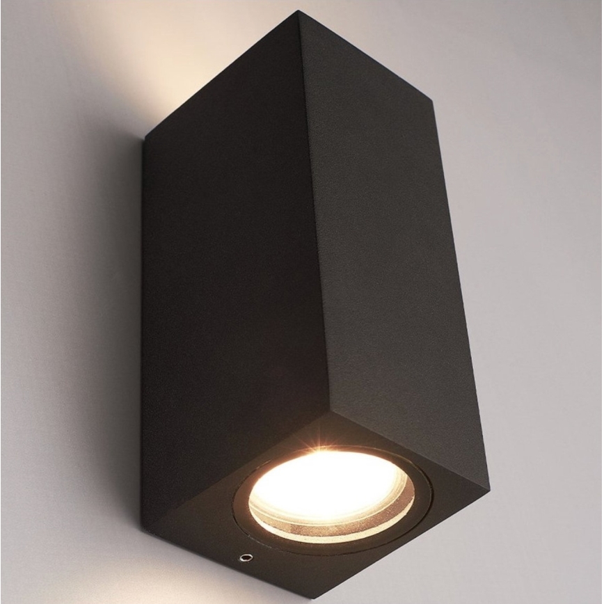 HÖFFTECH - Lauko sieninis šviestuvas 2xGU10/35W/230V IP65
