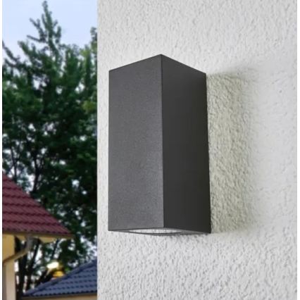HÖFFTECH - Lauko sieninis šviestuvas 2xGU10/35W/230V IP65