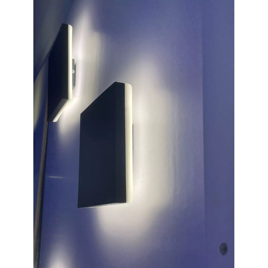 HÖFFTECH - LED lauko sieninis šviestuvas LED/10W/230V kvadratinis IP65