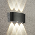 HÖFFTECH - LED lauko sieninis šviestuvas UP&DOWN 6xLED/1W/230V IP65