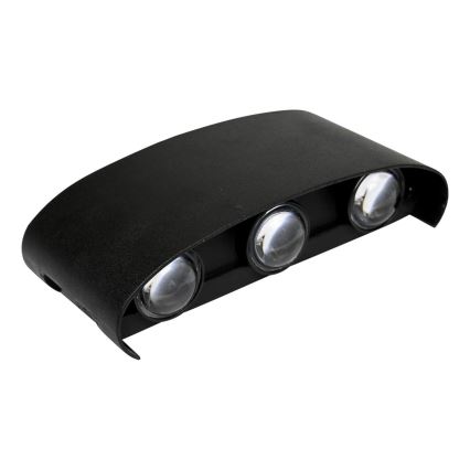 HÖFFTECH - LED lauko sieninis šviestuvas UP&DOWN 6xLED/1W/230V IP65
