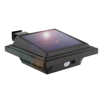 HÖFFTECH - LED saulės energijos sieninis šviestuvas su judesio ir sutemų jutikliu LED/3,7 V 2000 mAh IP65