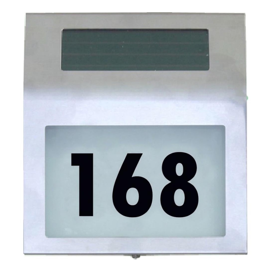 HÖFFTECH - LED saulės namo numeris LED/1,2V 200 mAh IP44