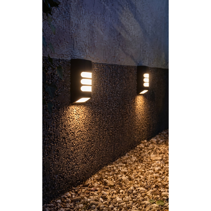 HÖFFTECH - LED saulės sieninis šviestuvas LED/1,2V 200 mAh IP44