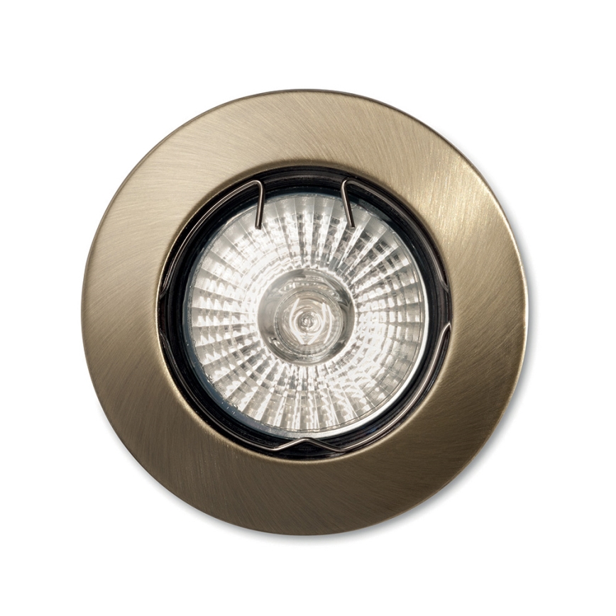 Ideal Lux - Rinkinys 3x įleidžiamų šviestuvų JAZZ 1xGU10/50W/230V Ø 7,7 cm bronziniai