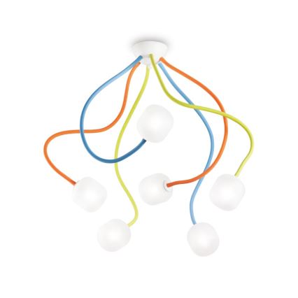Ideal Lux - Atsarginis šviestuvo gaubtas OCTOPUS G9, skersmuo 10 cm, baltas