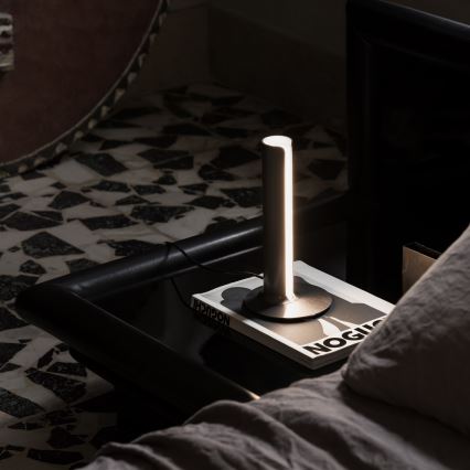 Ideal Lux - dimeriuojama LED stalinė lempa DORICA LED/8W/230V CRI 90 juoda