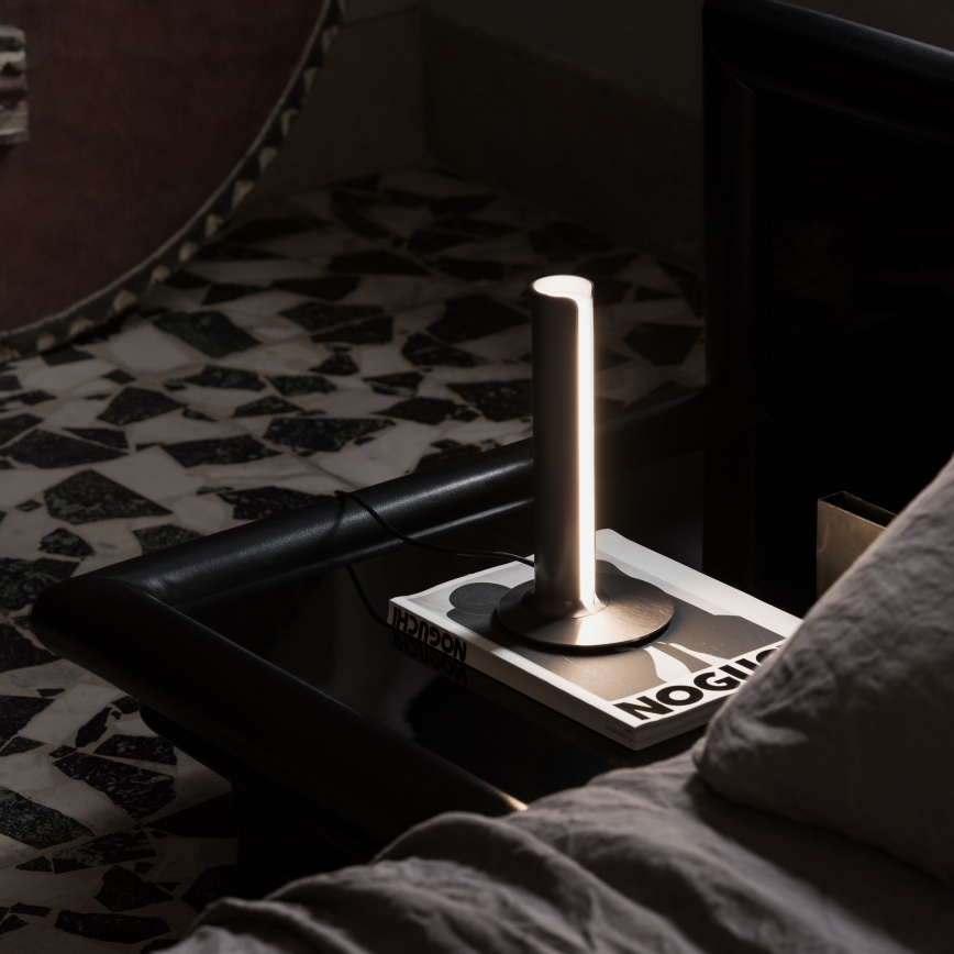 Ideal Lux - dimeriuojama LED stalinė lempa DORICA LED/8W/230V CRI 90 juoda