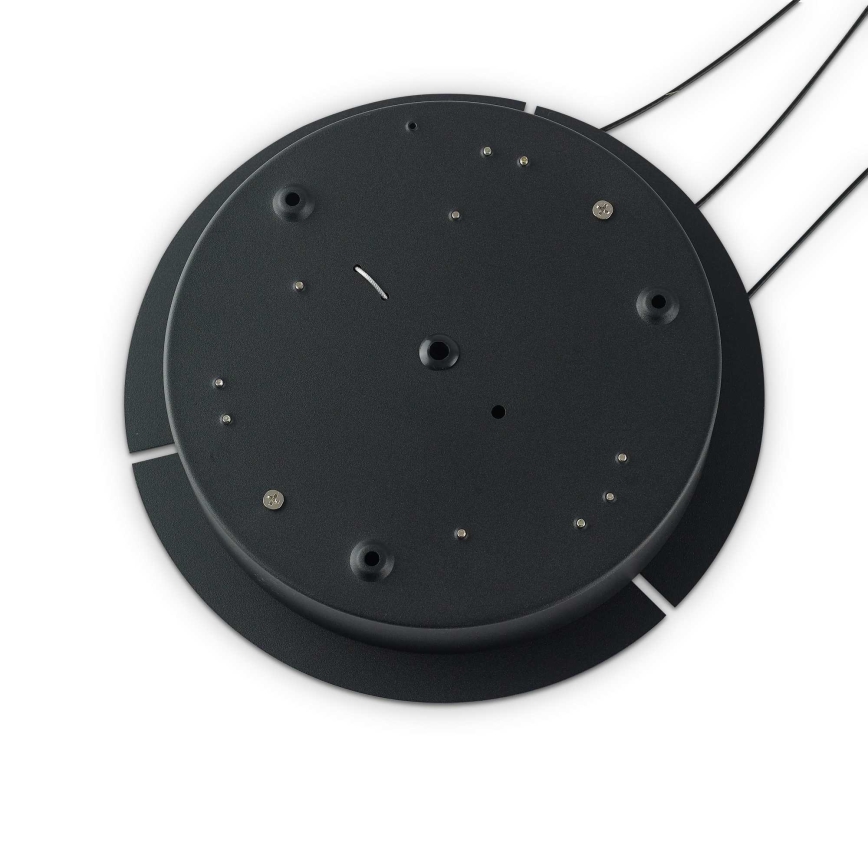 Ideal Lux - dimeriuojamas LED pakabinamas šviestuvas ant laido OZ LED/48W/230V, Ø 60 cm, CRI 90, juodas