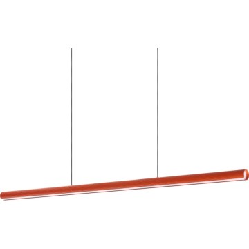 Ideal Lux - dimeriuojamas LED pakabinamas šviestuvas ant troselio DORICA LED/35W/230V CRI 90 140 cm oranžinis