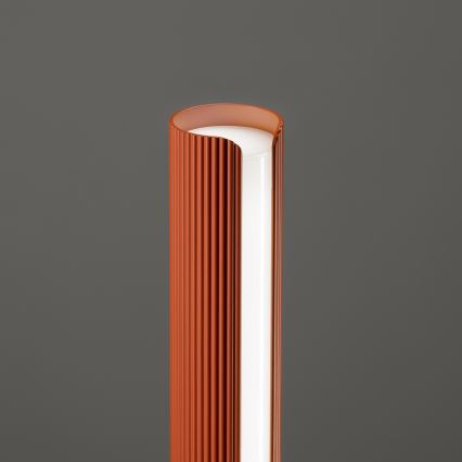 Ideal Lux - DORICA LED dimeriuojamas stalinis šviestuvas LED/8W/230V CRI 90 oranžinis