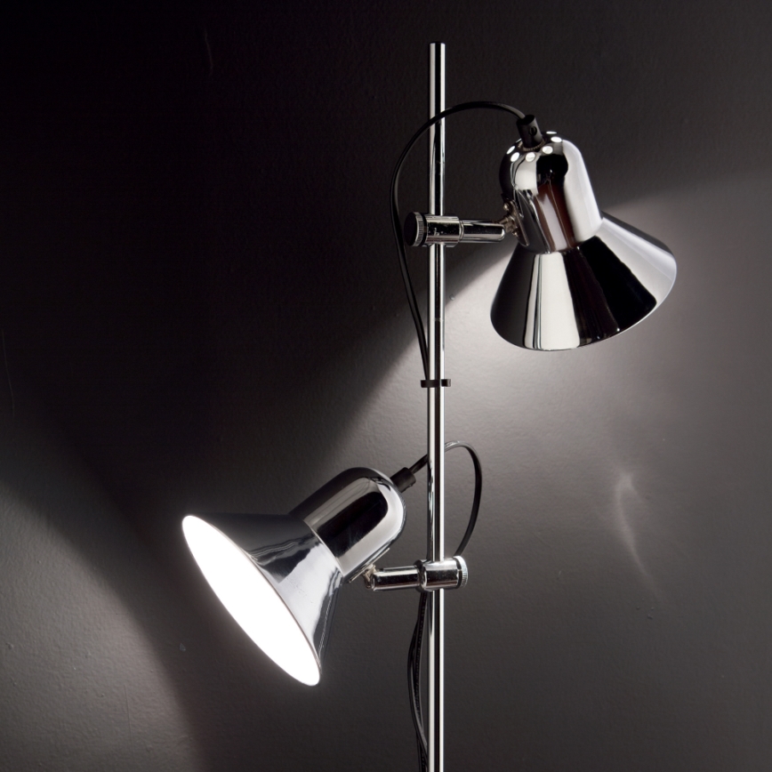 Ideal Lux - grindinė lempa POLLY 2xE27/60W/230V blizgus chromas