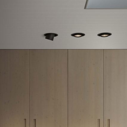 Ideal Lux - LED įleidžiamas taškinis šviestuvas NOVA, 20 W, 230 V, 4000 K, CRI 90, Ø 15,4 cm, juodas