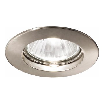Ideal Lux - Įleidžiamas lubų šviestuvas JAZZ 1xGU10/50W/230V skersm. 7,7 cm matinis chromas