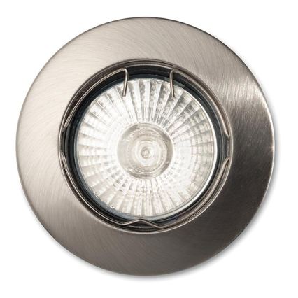 Ideal Lux - Įleidžiamas lubų šviestuvas JAZZ 1xGU10/50W/230V skersm. 7,7 cm matinis chromas