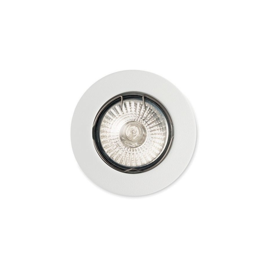 Ideal Lux - Įleidžiamas šviestuvas JAZZ 1xGU10/50W/230V balta