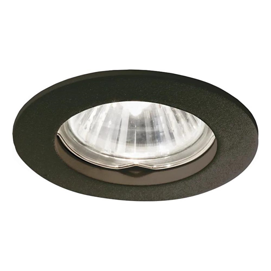 Ideal Lux - Įleidžiamas šviestuvas JAZZ 1xGU10/50W/230V juoda