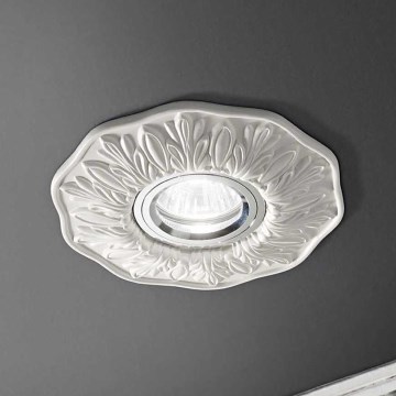 Ideal Lux - Įleidžiamas šviestuvas POLKA 1xGU10/50W/230V baltas
