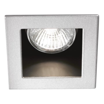 Ideal Lux - Įleidžiamasis šviestuvas FUNKY 1xGU10/50W/230V 9x9 cm matinis chromas