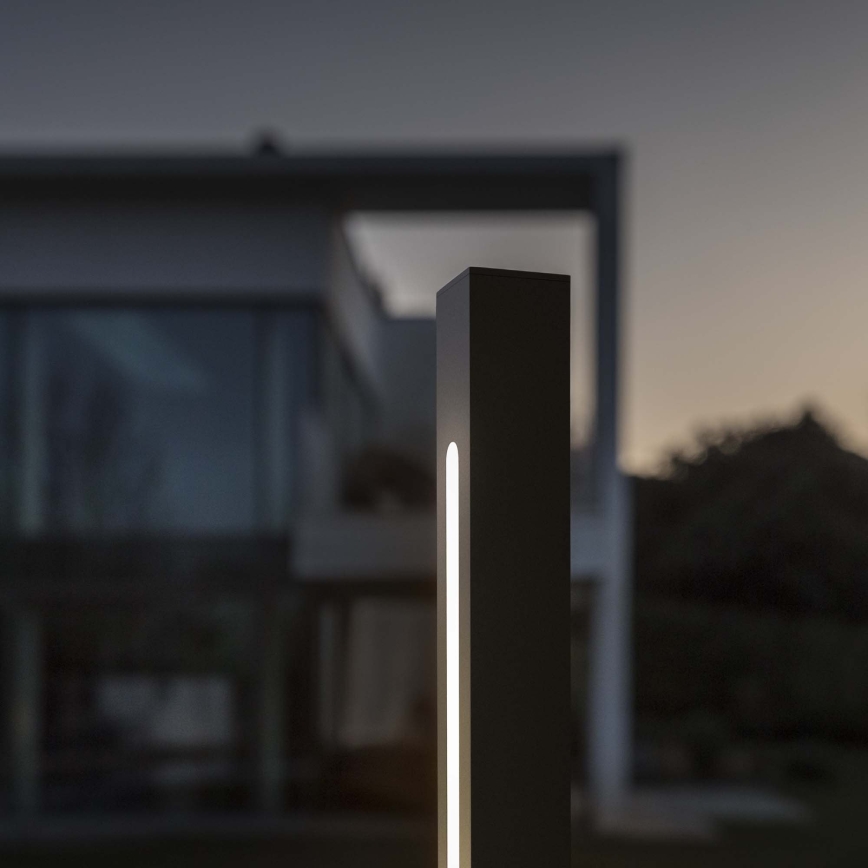 Ideal Lux - JEDI LED lauko šviestuvas, 7 W, 230 V, 40 cm, CRI 90, IP65, antracitas