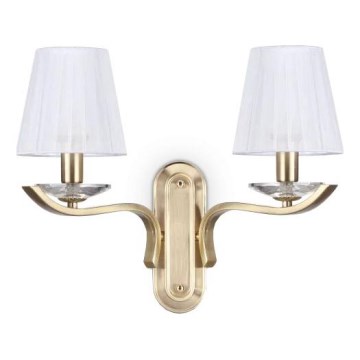 Ideal Lux - krištolas siena lempa PEGASO 2xE14/28W/230V auksas