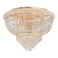 Ideal Lux - Krištolinis lubinis šviestuvas DUBAI 24xE14/28W/230V diametras 78 cm auksas