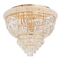 Ideal Lux - Krištolinis lubinis šviestuvas DUBAI 6xE14/28W/230V diametras 52 cm auksas
